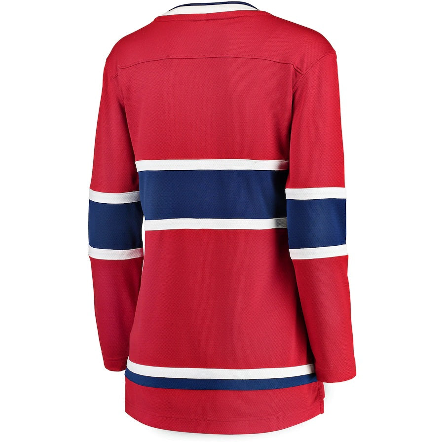 Montreal Canadiens NHL Fanatics Branded Women Red Breakaway Jersey product image 2, provided for visual reference and