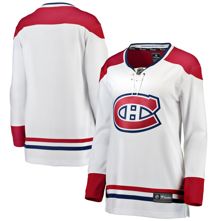 Montreal Canadiens NHL Fanatics Branded Women White Breakaway Jersey product image 3, provided for visual reference and
