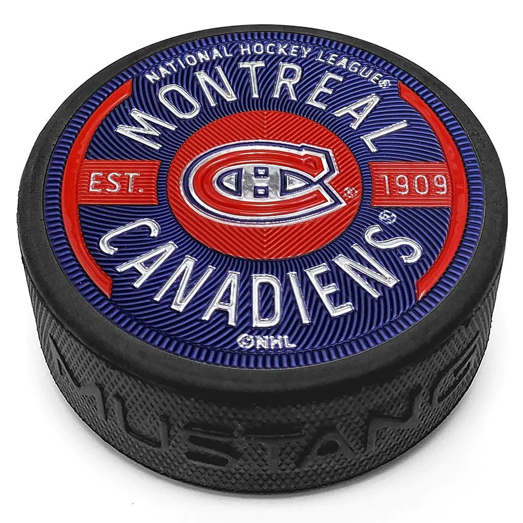 Montreal Canadiens NHL Gear Trimflexx Hockey Puck product image 1, provided for visual reference and product detail review