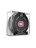Montreal Canadiens NHL Inglasco 2025-26 Officially Licensed Game Hockey Puck product image 1, provided for visual reference