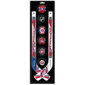 Montreal Canadiens NHL Inglasco 8 Pack Plastic Mini Stick product image 1, provided for visual reference and product detail