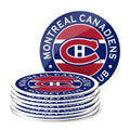 Montreal Canadiens NHL Mustang Products 8 Pack Coaster Set product image 1, provided for visual reference and product detail