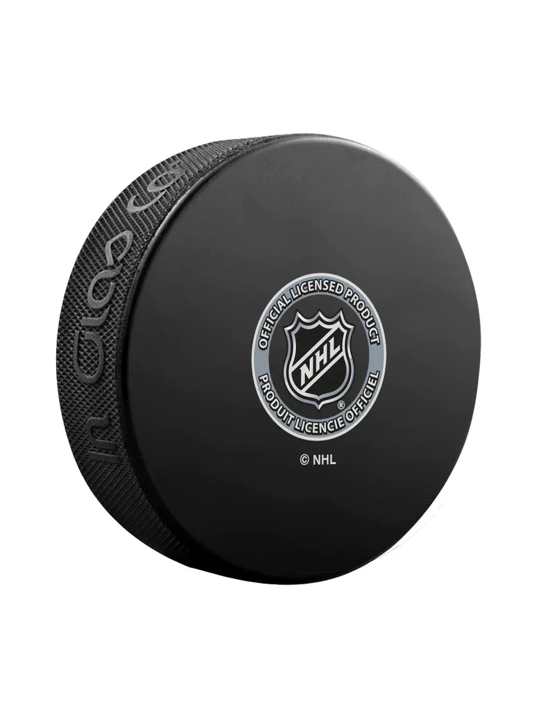 Montreal Canadiens NHL Inglasco Autograph Souvenir Hockey Puck product image 2, provided for visual reference and product