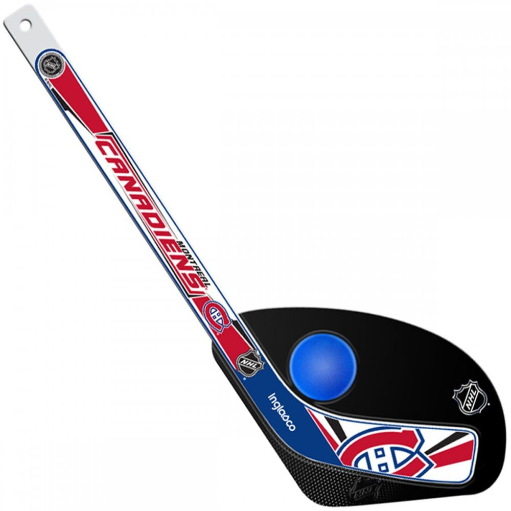 Montreal Canadiens NHL Inglasco Hat Trick Pack Plastic Mini Stick product image 1, provided for visual reference and product