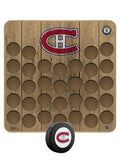 Montreal Canadiens NHL Inglasco Vintage Hockey Puck Wall Plaque product image 1, provided for visual reference and product