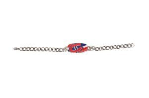 Montreal Canadiens NHL JF Sports ID Bracelet product image 1, provided for visual reference and product detail review
