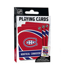 Montreal Canadiens NHL Masterpieces Playing Cards product image 1, provided for visual reference and product detail review