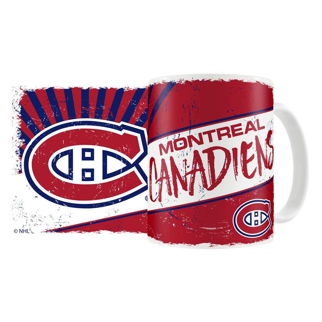 Montreal Canadiens NHL Mustang 15oz Classic Design Sublimated Mug product image 1, provided for visual reference and product