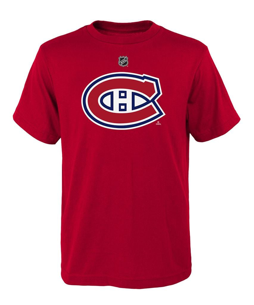 Montreal Canadiens NHL Outerstuff Youth Red Primary Logo T-Shirt product image 1, provided for visual reference and product