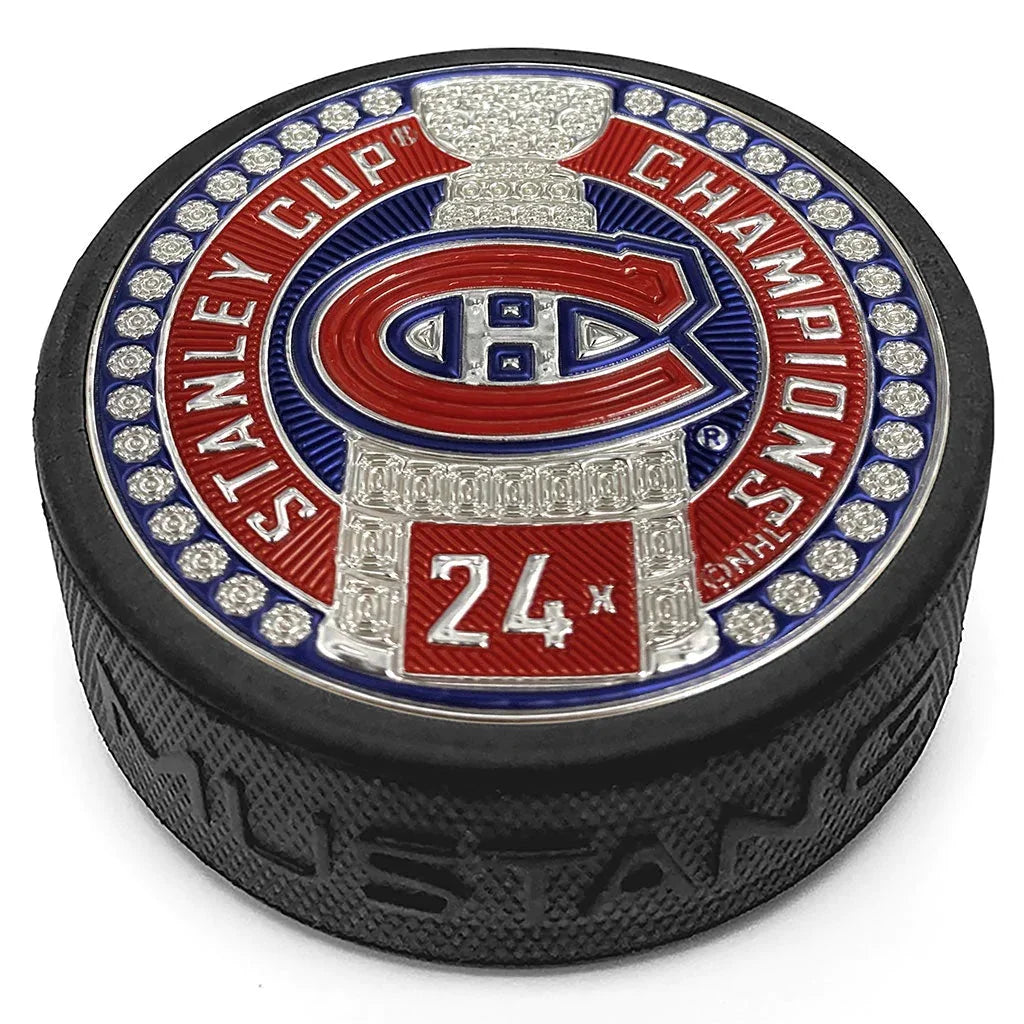 Montreal Canadiens NHL Stanley Cup Dynasty Trimflexx Hockey Puck product image 1, provided for visual reference and product