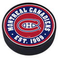 Montreal Canadiens NHL Team Established Hockey Puck product image 1, provided for visual reference and product detail review