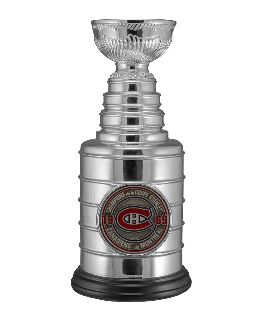 Montreal Canadiens NHL TSV 1969 Stanley Cup Champions 8" Replica Trophy product image 1, provided for visual reference and