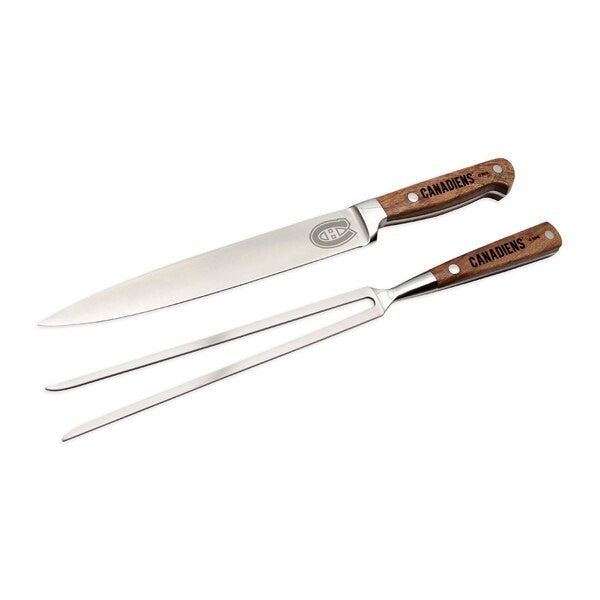 Montreal Canadiens NHL TSV 2 Pack Carving Set product image 1, provided for visual reference and product detail review