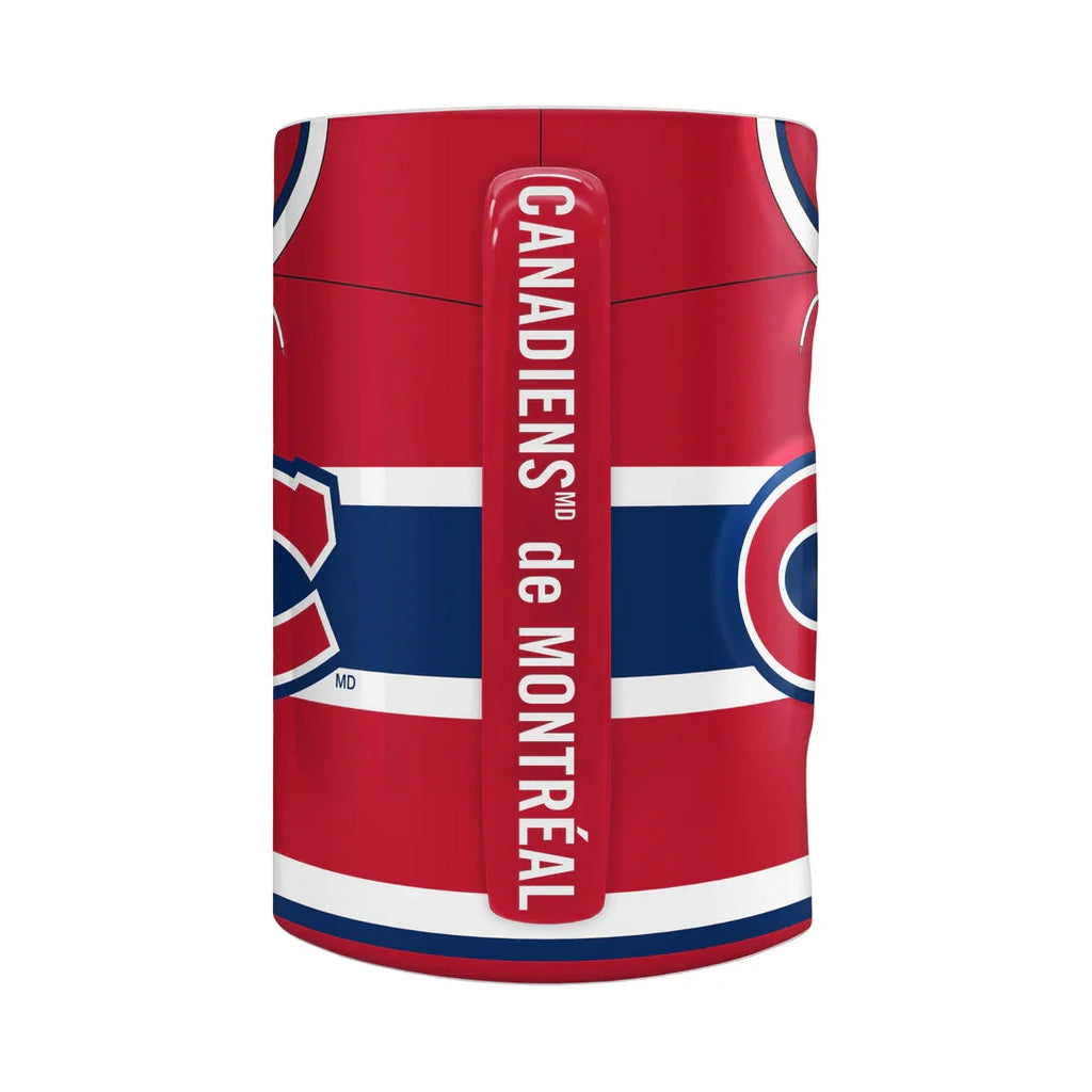 Montreal Canadiens NHL TSV 20oz Team Uniform Sculpted Mug product image 3, provided for visual reference and product detail