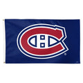 Montreal Canadiens NHL WinCraft 3'x5' Deluxe Secondary Flag product image 1, provided for visual reference and product