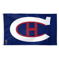 Montreal Canadiens NHL WinCraft 3'x5' Deluxe Vintage Flag product image 1, provided for visual reference and product detail