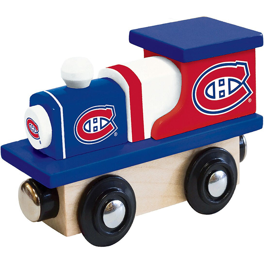 Montreal Canadiens NHL MasterPieces Wood Toy Train product image 1, provided for visual reference and product detail review