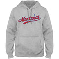 Montreal Expos MLB Bulletin Men Athletic Grey Cooperstown Express Road Twill Logo Hoodie product image 1, provided for