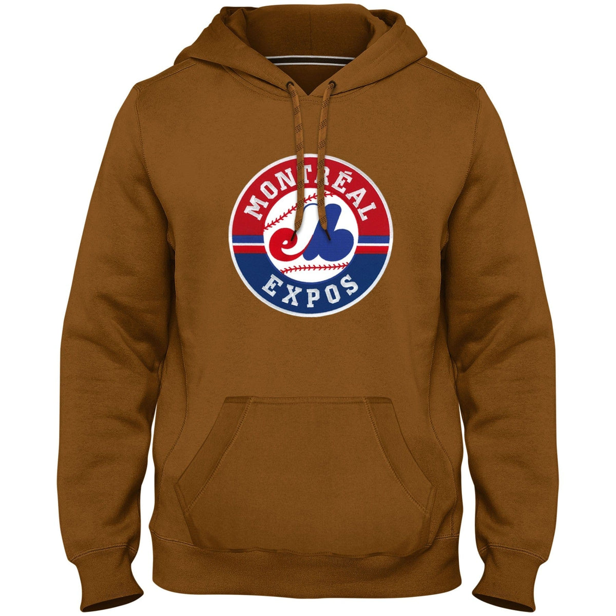 Montreal Expos MLB Bulletin Men Dune 1992-2004 Cooperstown Express Twill Logo Hoodie product image 1, provided for visual