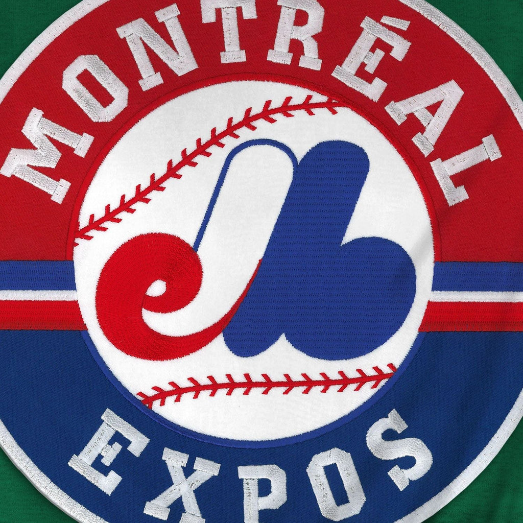 Montreal Expos MLB Bulletin Men Green 1992-2004 Cooperstown Express Twill Logo Hoodie product image 3, provided for visual