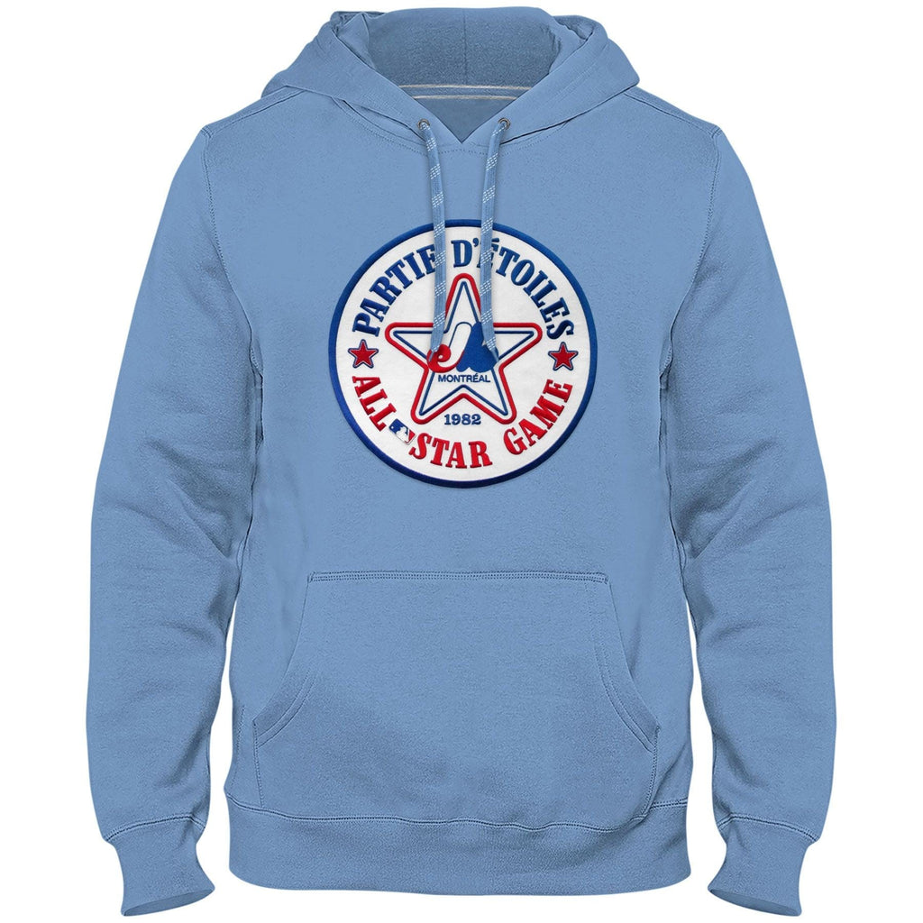 Montreal Expos MLB Bulletin Men Light Blue 1982 All Star Game Cooperstown Express Twill Logo Hoodie product image 1,