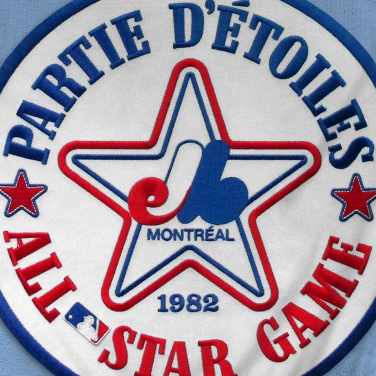 Montreal Expos MLB Bulletin Men Light Blue 1982 All Star Game Cooperstown Express Twill Logo Hoodie product image 2,