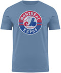 Montreal Expos MLB Bulletin Men Light Blue 1992 Cooperstown Distressed T-Shirt product image 1, provided for visual