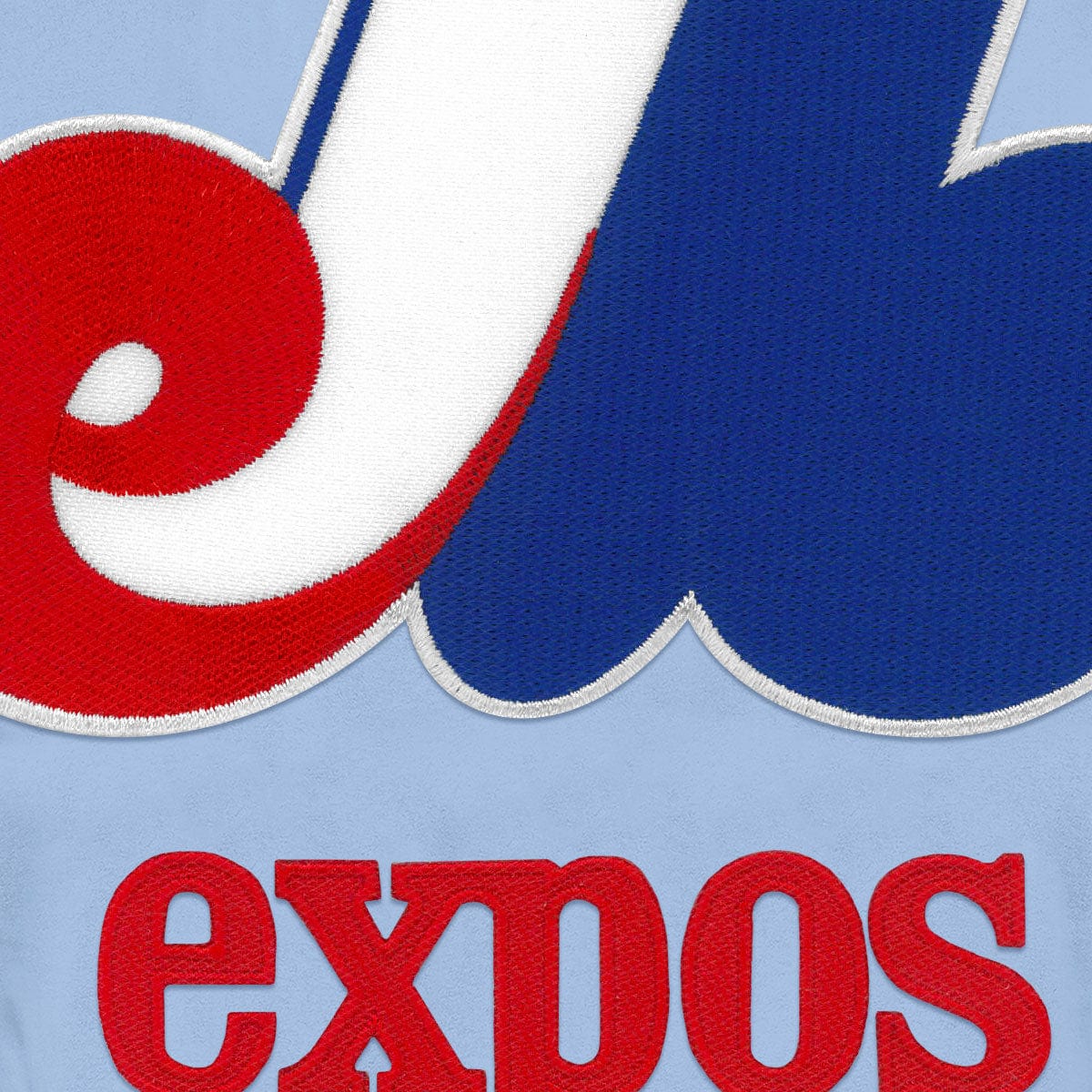 Montreal Expos MLB Bulletin Men Light Blue Home Field T-Shirt product image 3, provided for visual reference and product