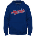 Montreal Expos MLB Bulletin Men Royal Blue Cooperstown Express Twill Road Logo Hoodie product image 1, provided for visual