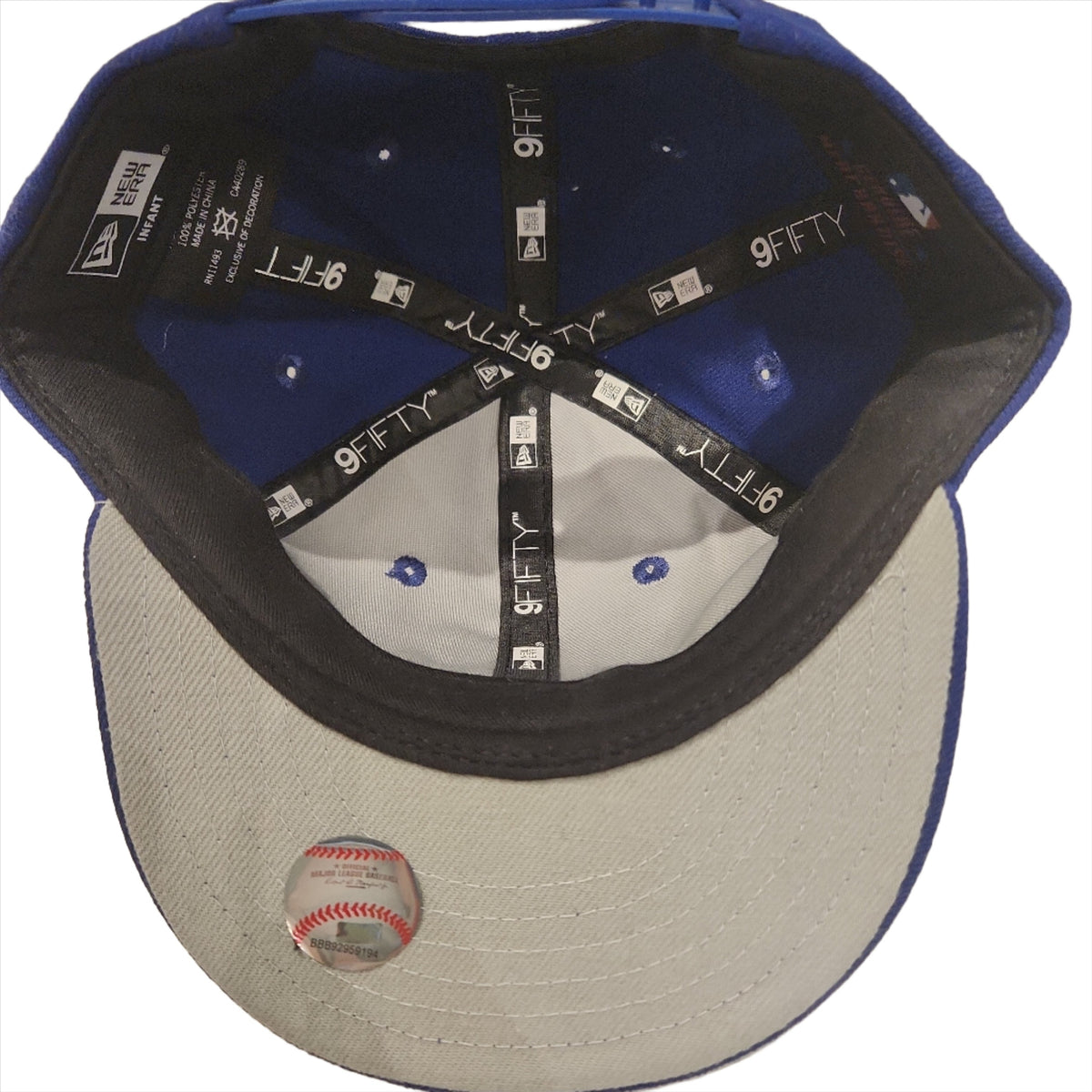 Montreal Expos MLB New Era Infant Royal Blue 9Fifty My 1st Cap Snapback product image 4, provided for visual reference and
