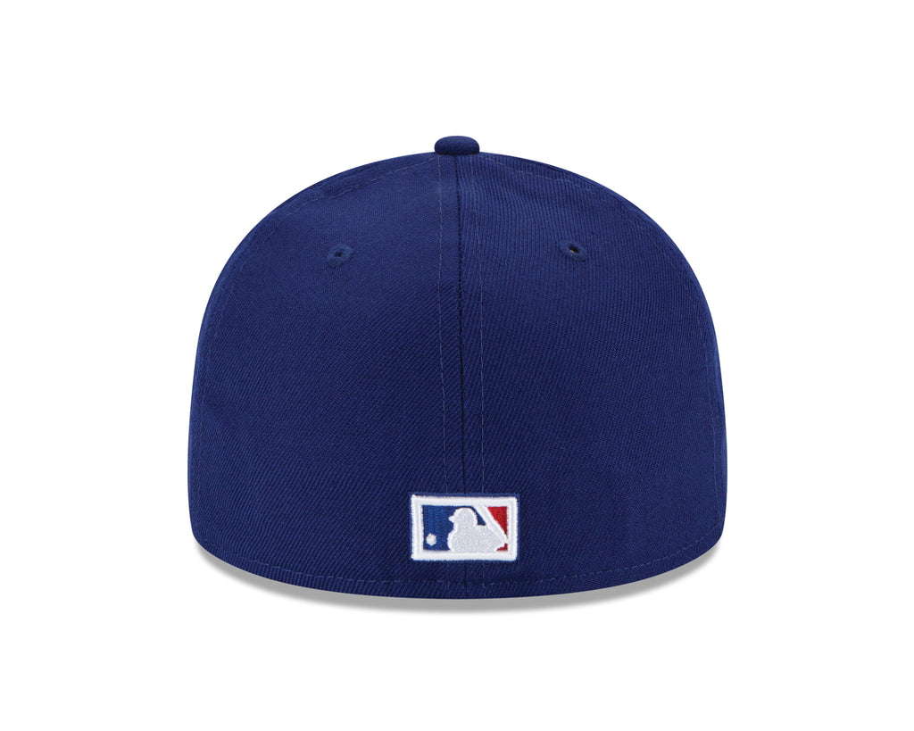 Montreal Expos MLB New Era Men Dark Royal 59Fifty Authentic Game Fitted Hat product image 2, provided for visual reference