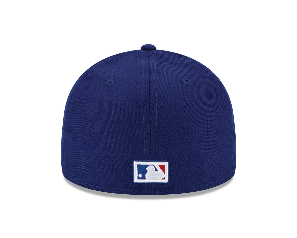 Montreal Expos MLB New Era Men Dark Royal 59Fifty Authentic Game Fitted Hat product image 2, provided for visual reference