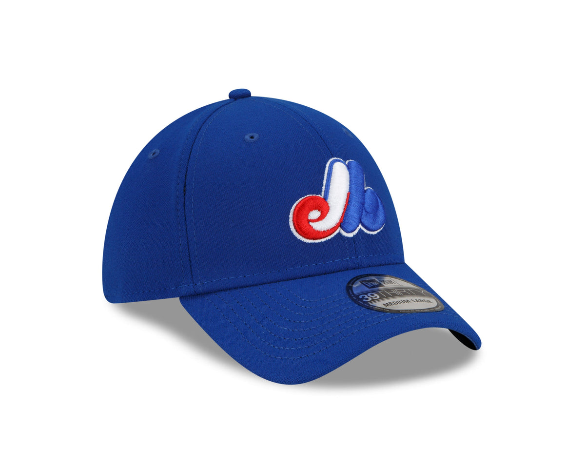 Montreal Expos MLB New Era Men Royal Blue 39Thirty Team Classic Stretch Fit Hat product image 3, provided for visual