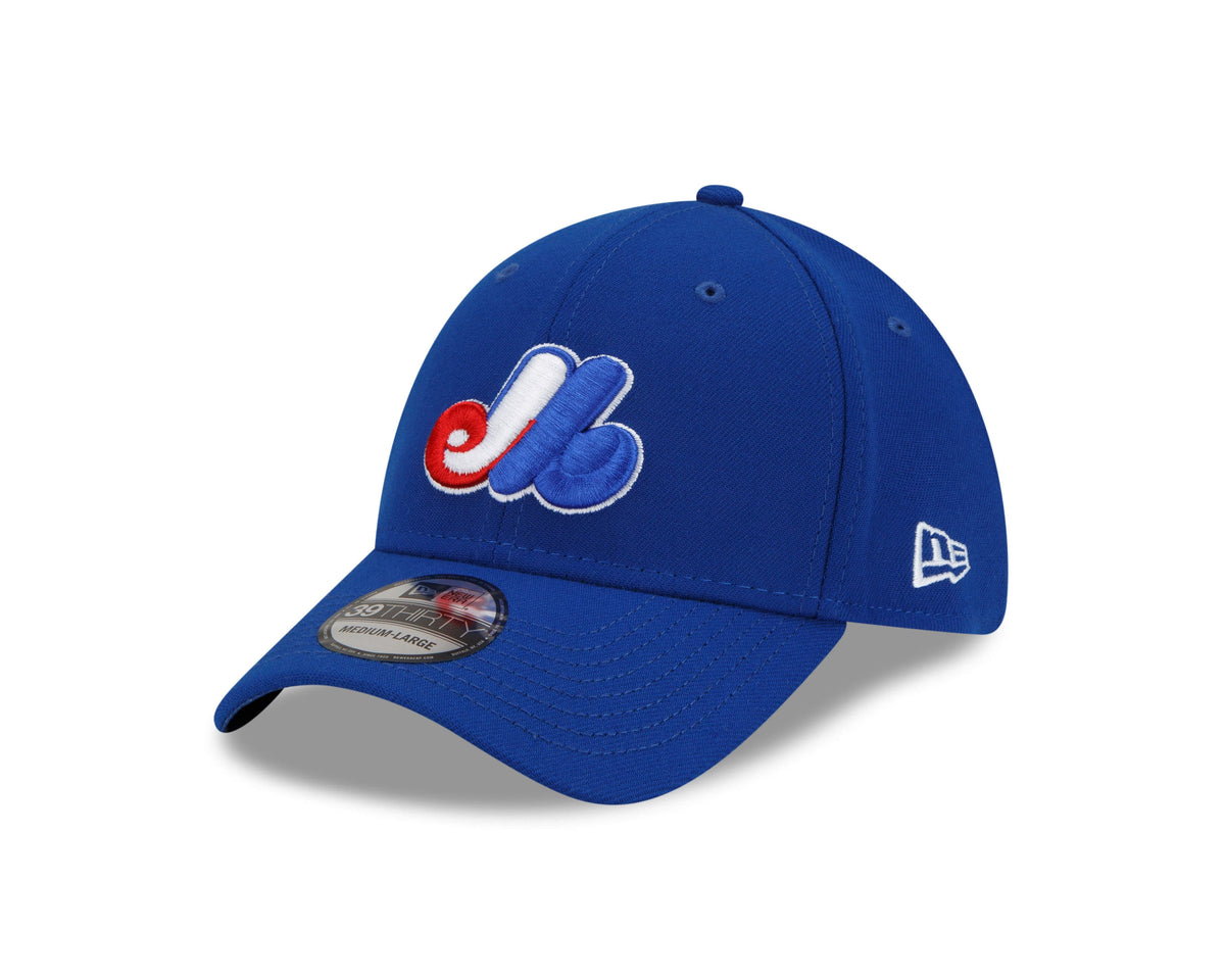 Montreal Expos MLB New Era Men Royal Blue 39Thirty Team Classic Stretch Fit Hat product image 1, provided for visual