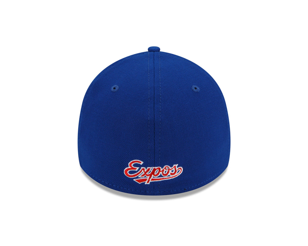 Montreal Expos MLB New Era Men Royal Blue 39Thirty Team Classic Stretch Fit Hat product image 2, provided for visual