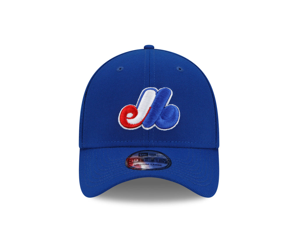 Montreal Expos MLB New Era Men Royal Blue 39Thirty Team Classic Stretch Fit Hat product image 4, provided for visual