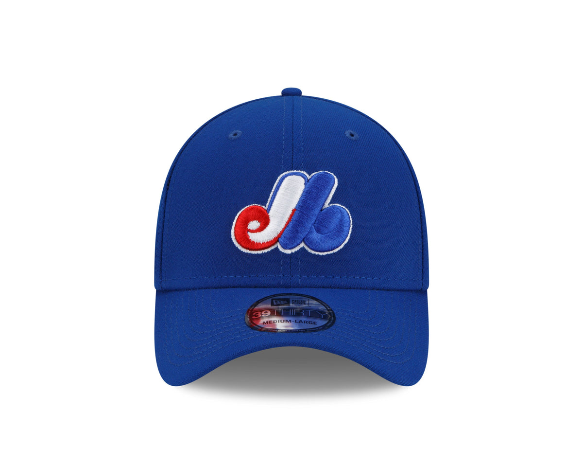 Montreal Expos MLB New Era Men Royal Blue 39Thirty Team Classic Stretch Fit Hat product image 4, provided for visual