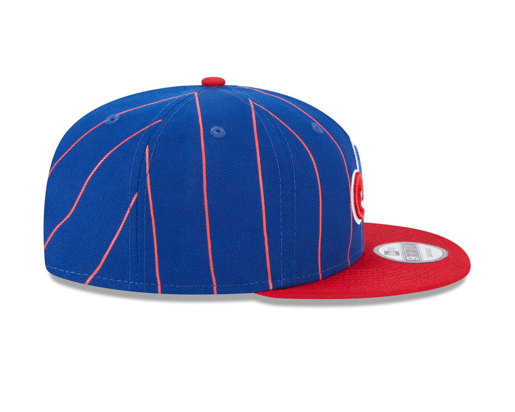 Montreal Expos MLB New Era Men Royal Blue 9Fifty Cooperstown Vintage Pinstripe Snapback product image 6, provided for visual