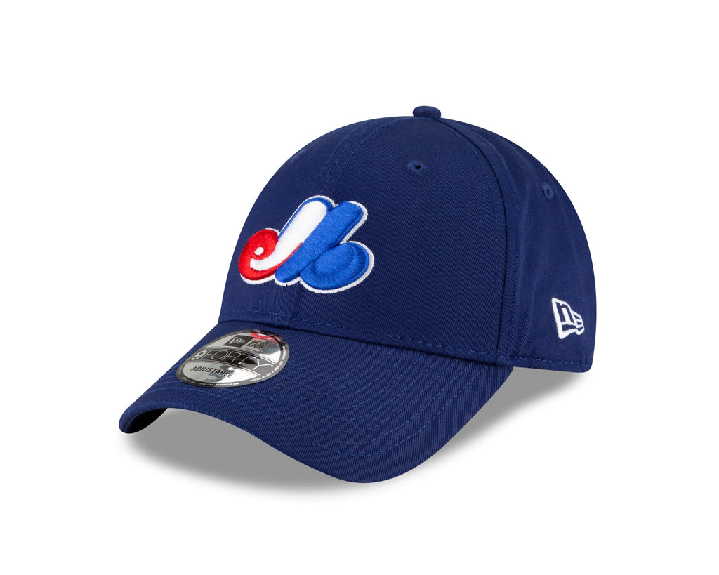 Montreal Expos MLB New Era Men Navy 9Forty The League Adjustable Hat product image 1, provided for visual reference and