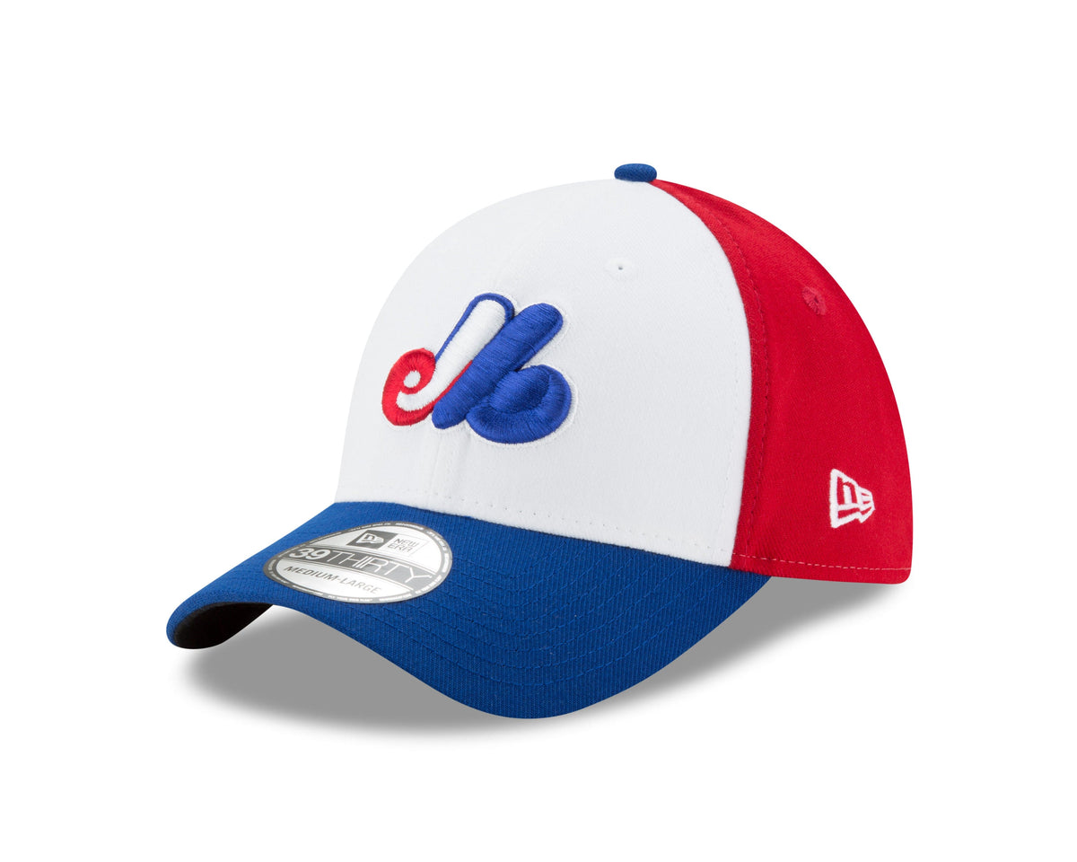 Montreal Expos MLB New Era Men Tricolor 39Thirty Team Classic Stretch Fit Hat product image 1, provided for visual reference