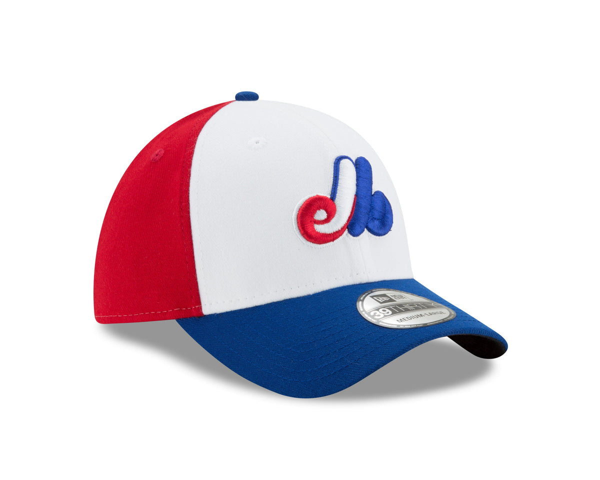Montreal Expos MLB New Era Men Tricolor 39Thirty Team Classic Stretch Fit Hat product image 3, provided for visual reference