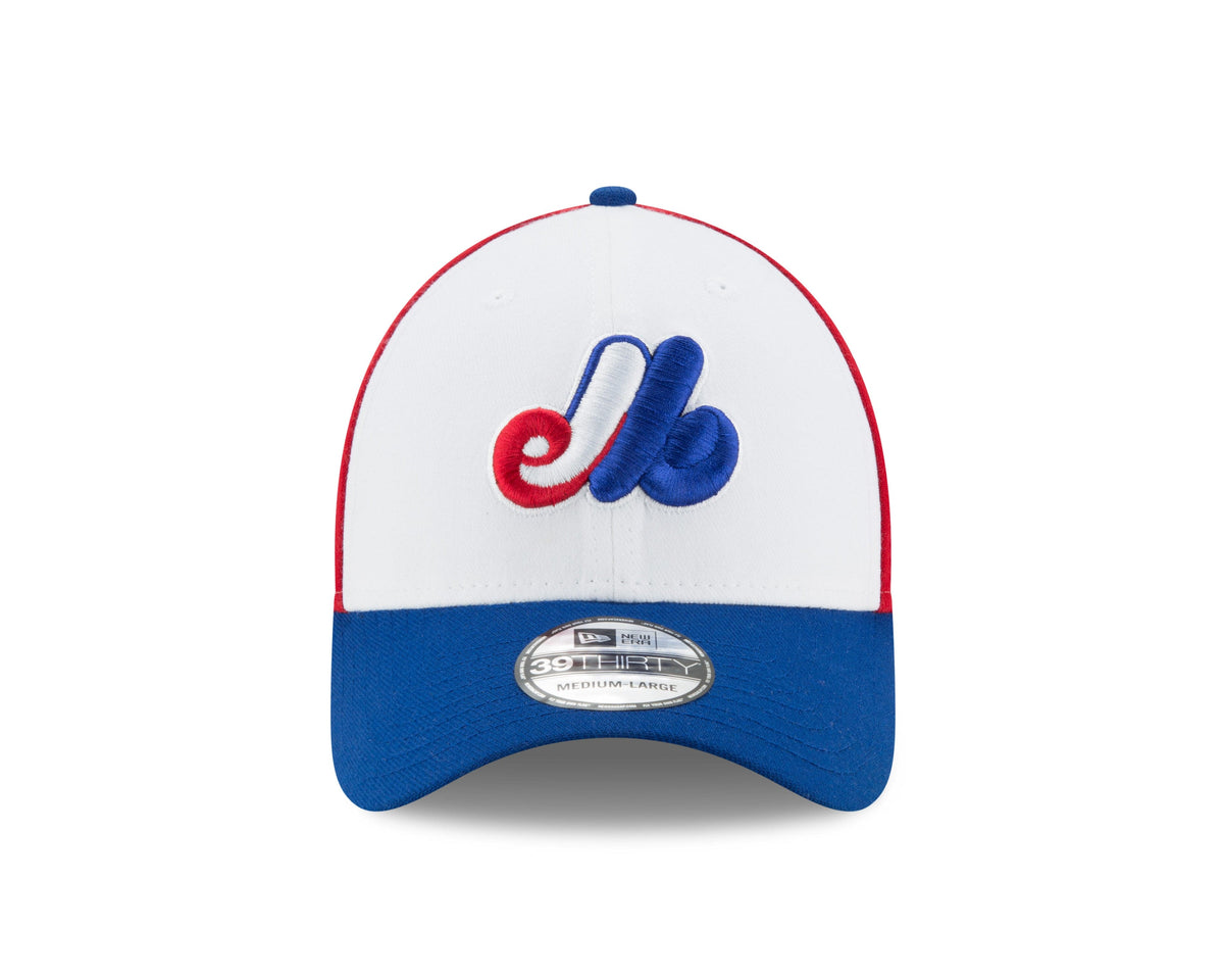 Montreal Expos MLB New Era Men Tricolor 39Thirty Team Classic Stretch Fit Hat product image 4, provided for visual reference