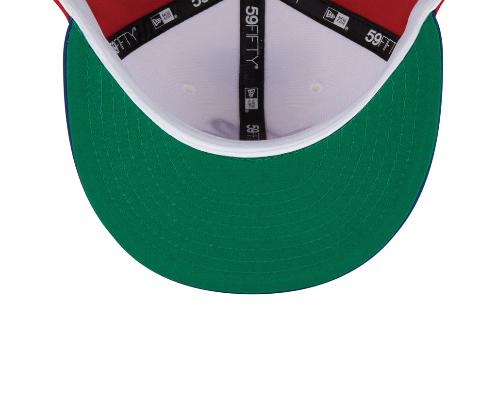 Montreal Expos MLB New Era Men Tricolor 59Fifty Cooperstown Fitted Hat product image 7, provided for visual reference and