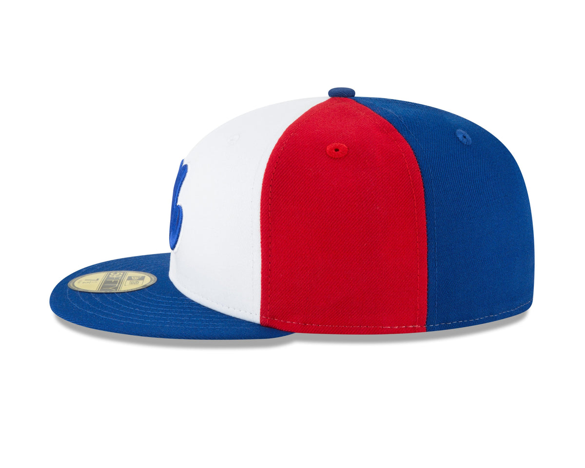 Montreal Expos MLB New Era Men Tricolor 59Fifty Cooperstown Fitted Hat product image 5, provided for visual reference and