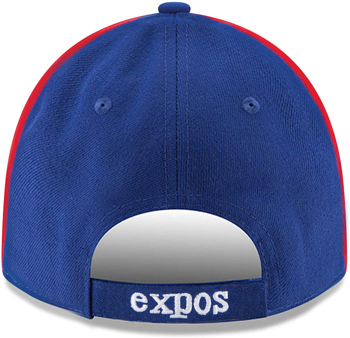 Montreal Expos MLB New Era Men Tricolor 9Forty Pinch Hitter Adjustable Hat product image 2, provided for visual reference