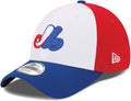 Montreal Expos MLB New Era Men Tricolor 9Forty Pinch Hitter Adjustable Hat product image 1, provided for visual reference