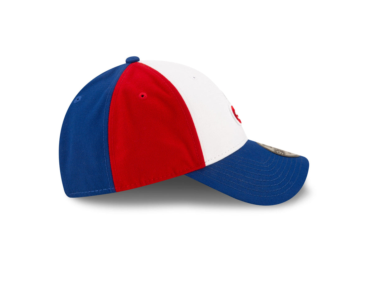 Montreal Expos MLB New Era Youth Tricolor 9Forty Pinch Hitter Adjustable Hat product image 6, provided for visual reference