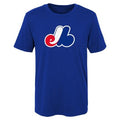 Montreal Expos MLB Outerstuff Youth Royal Blue Primary Logo T-Shirt product image 1, provided for visual reference and