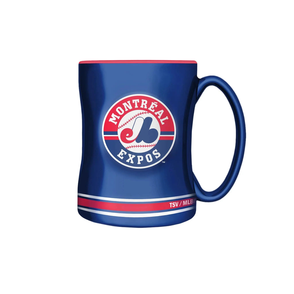 Montreal Expos MLB TSV 14oz Sculpted Mug product image 2, provided for visual reference and product detail review