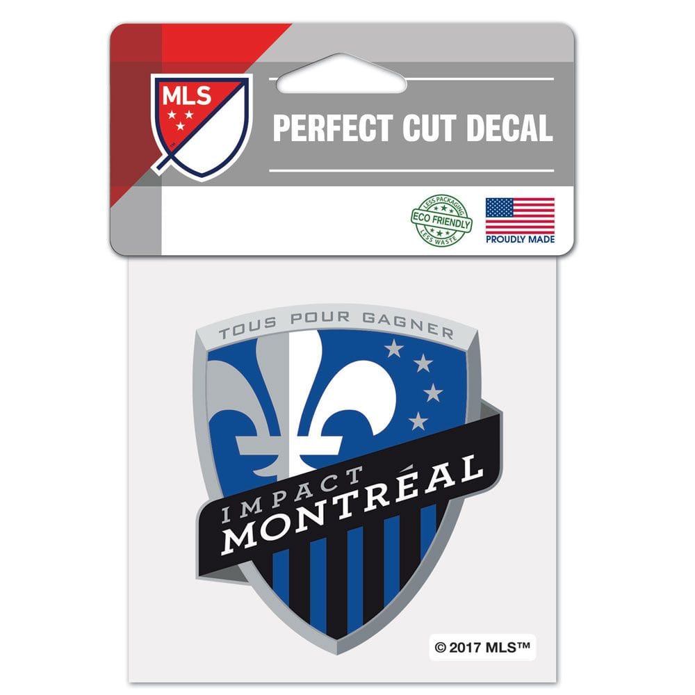 Montreal Impact MLS WinCraft 4x4 Perfect Cut Color Decal product image 1, provided for visual reference and product detail